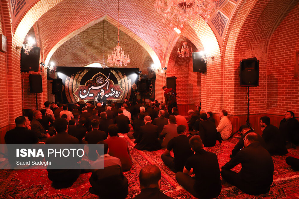 عزاداری شب شهادت حضرت معصومه(س) در تبریز