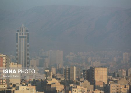 شاخص آلودگی هوای تبریز در وضعیت ناسالم برای گروه‌های حساس