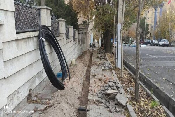 توسعه ۲۳ کیلومتری شبکه آب خام توسط شهرداری منطقه ۳