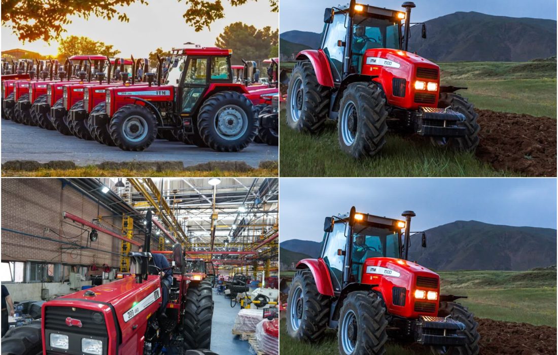 تراکتورهای ایرانی زمین‌های ۲۵ کشور دنیا را شخم می‌زنند