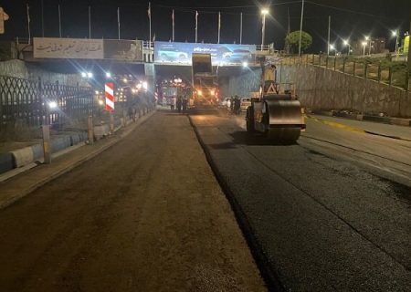 آسفالت‌ریزی ۱۴ هزار و ۳۳۸ تنی در ۵۴ محله و معبر شهری طی هفته گذشته