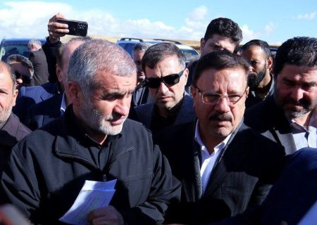  بازدید نایب‌ رئیس مجلس از پروژه رو به پایان «محور میاندوآب‌ـ‌میانه»