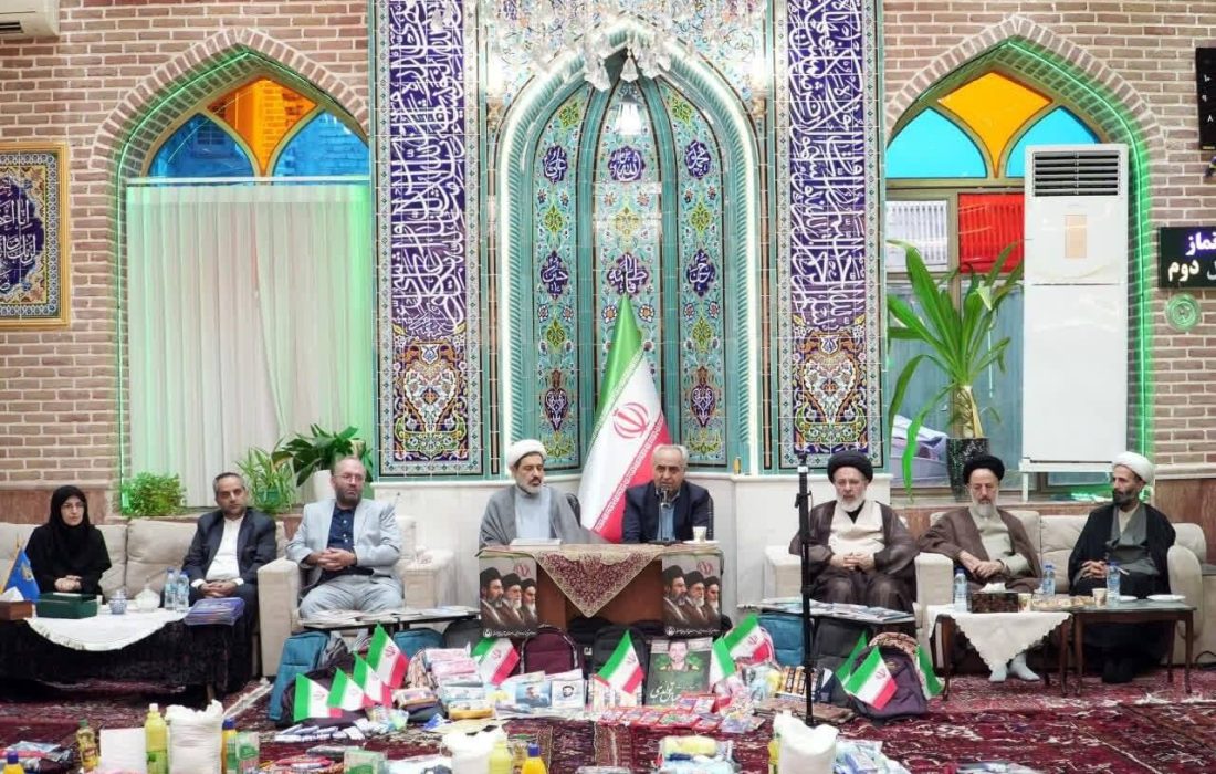 توزیع بسته‌های حمایتی همزمان با افتتاح مسجد صاحب‌ الزمان (عج) تبریز