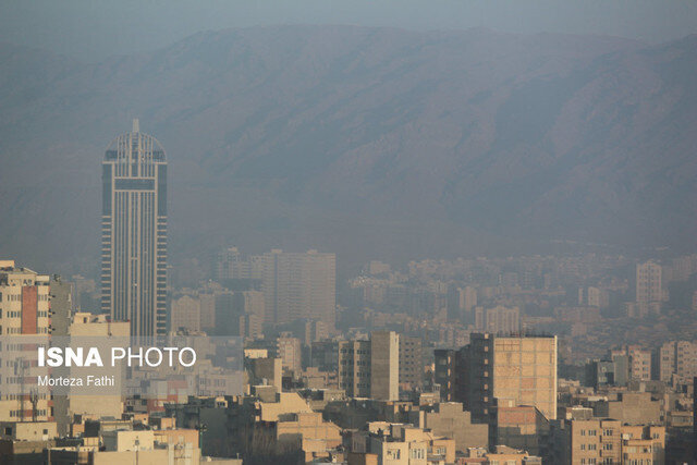 شاخص آلودگی هوای تبریز در وضعیت ناسالم برای گروههای حساس
