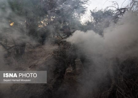 آتش‌سوزی جنگل دیزمار آذربایجان شرقی مهار شد