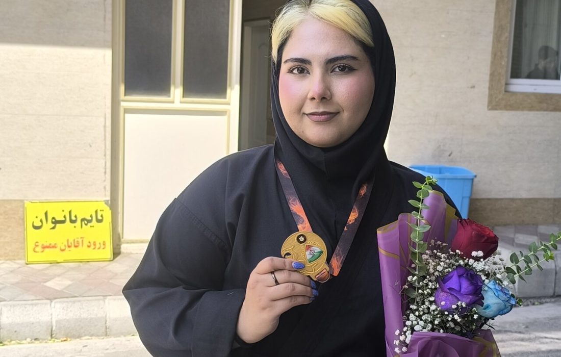 سیما بهنام، مدال طلای مسابقات هیئت کاراته آذربایجان شرقی را از آن خود کرد